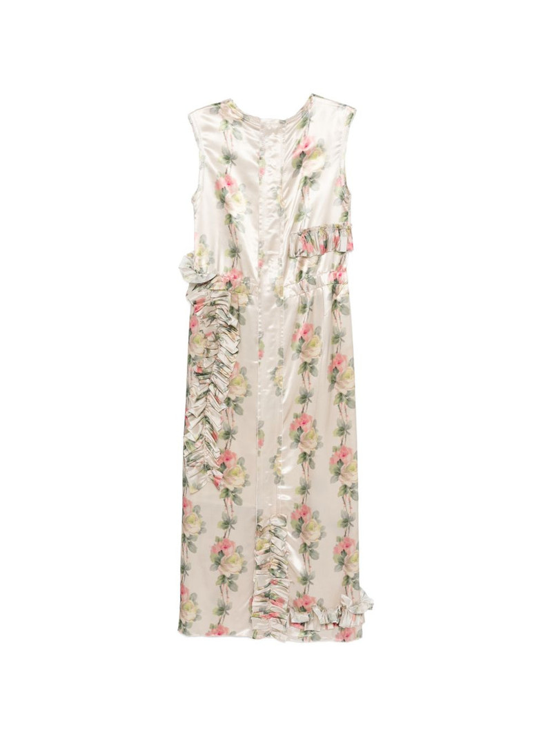 Meryll Rogge ruffled floral-print midi dress outlook
