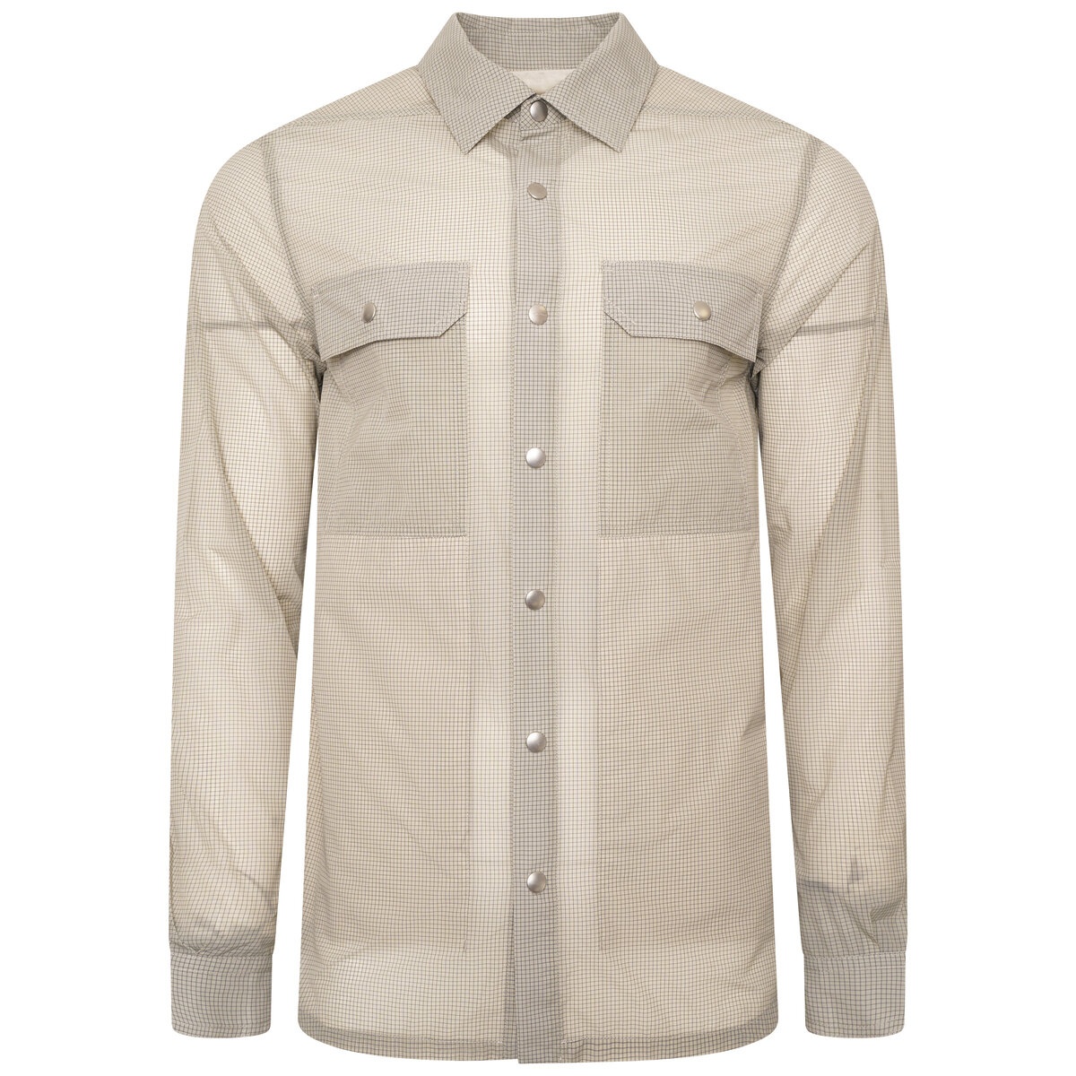 Rick Owens EDFU Outershirt Jacket in Pearl