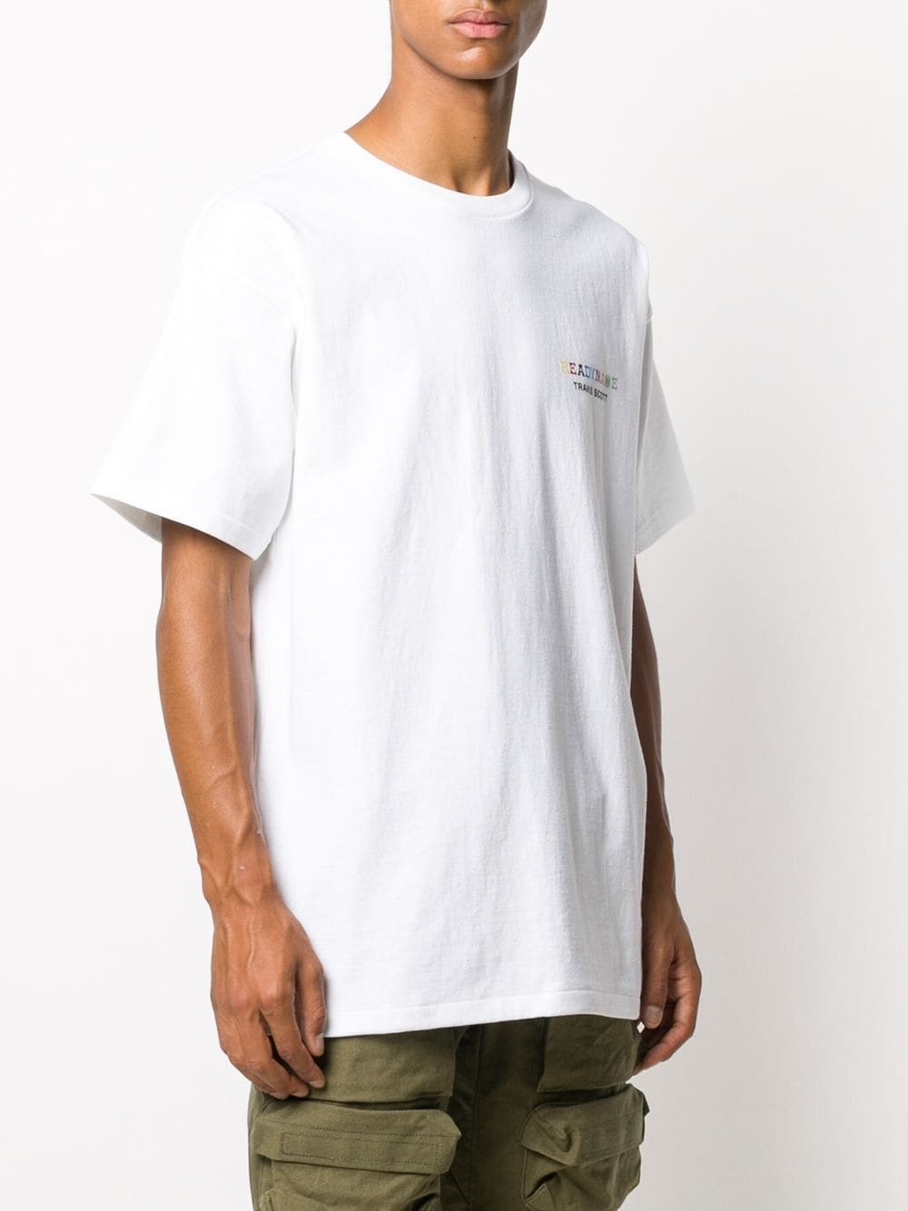 CREW NECK PRINTED LOGO T-SHIRT - 4