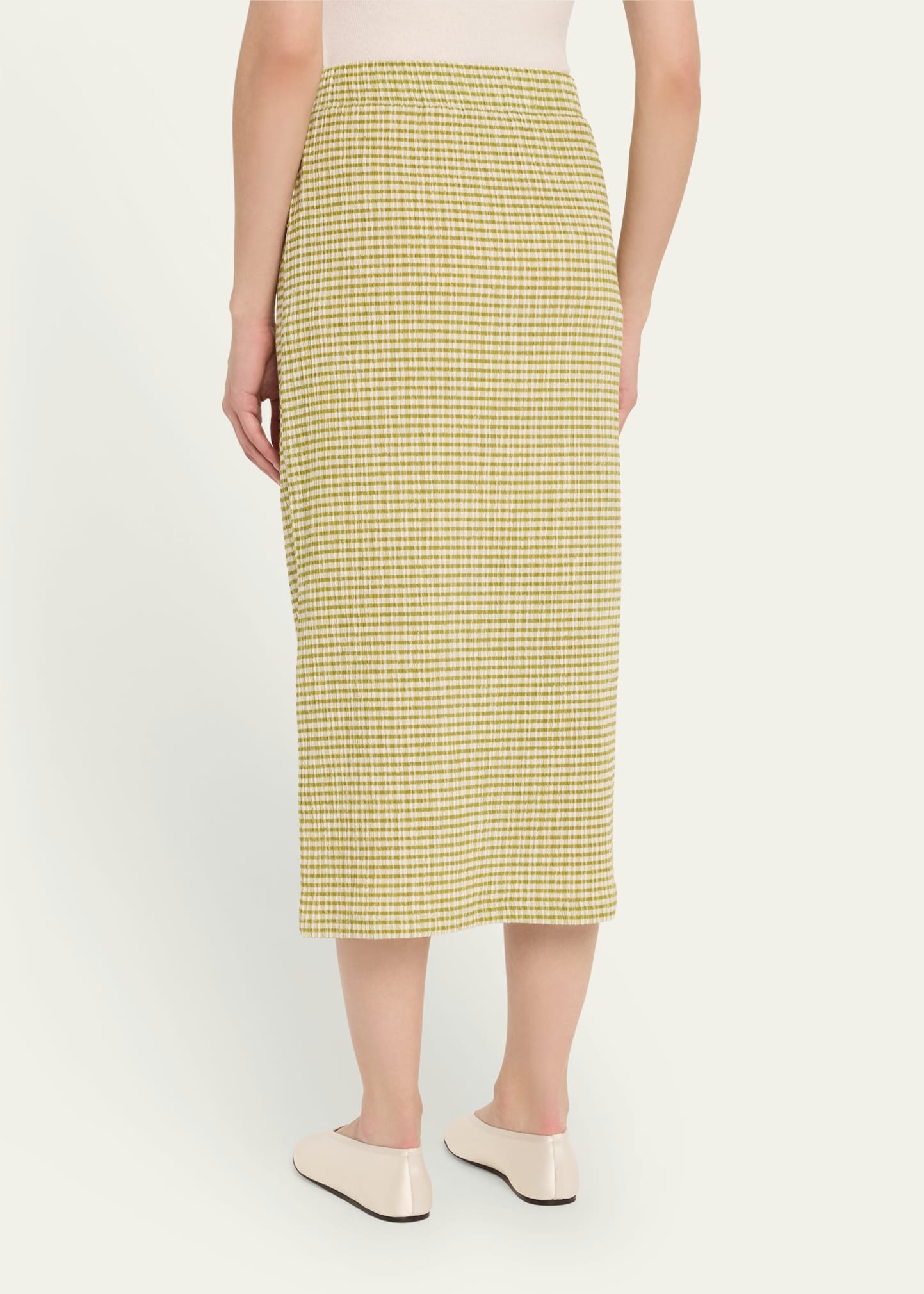 Midi Pencil Skirt - 3