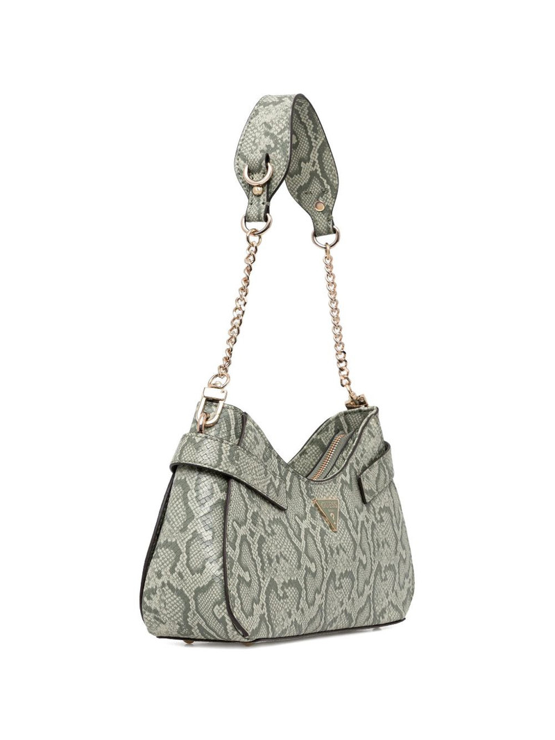 GUESS USA Serenova snake-print shoulder bag outlook