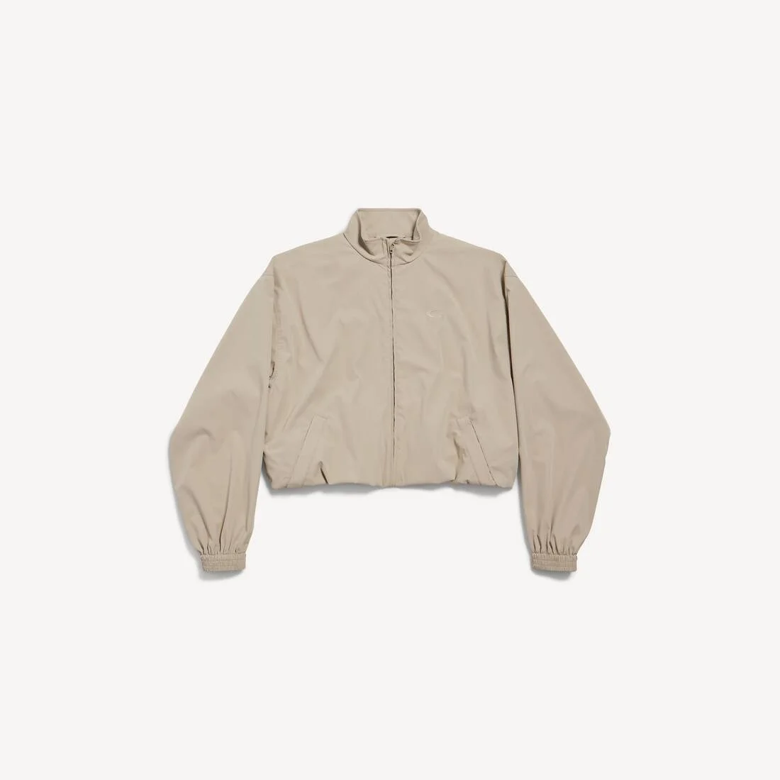 Women's Folded Tracksuit Jacket in Dune - 1