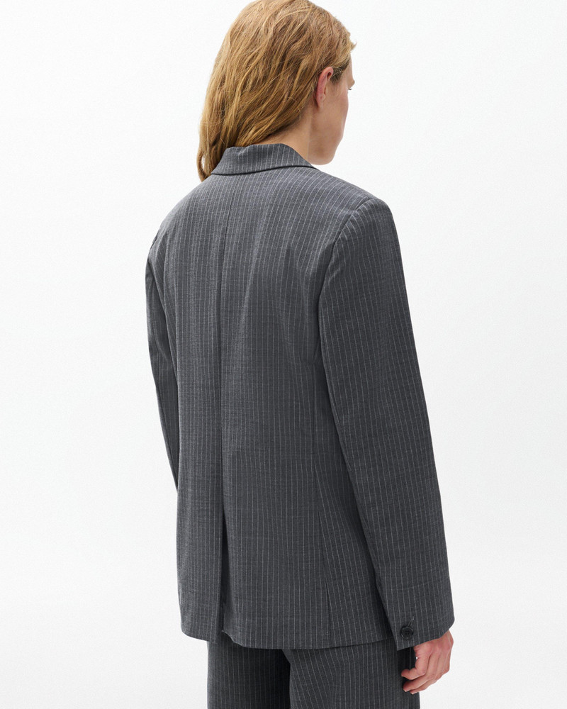 Jennifer Striped Two-in-One Blazer 6