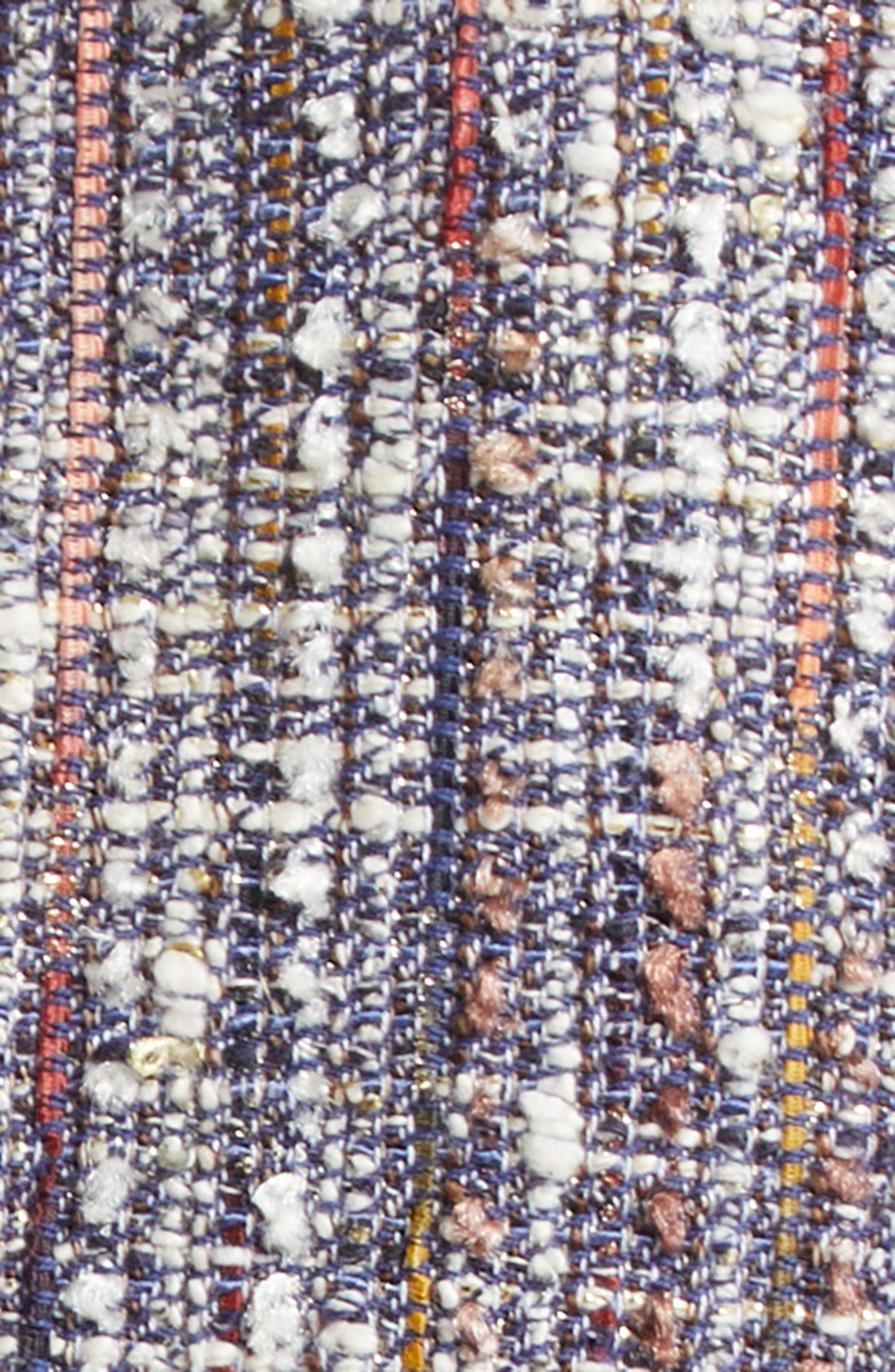 Veronica Beard Andrea Cotton Blend Tweed Jacket in Navy Multi at Nordstrom - 5