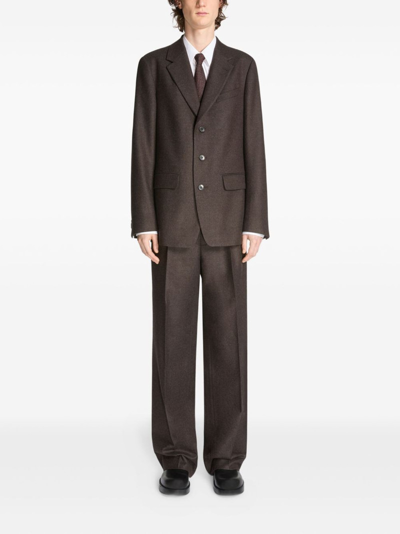 Dries Van Noten wool-blend tie outlook