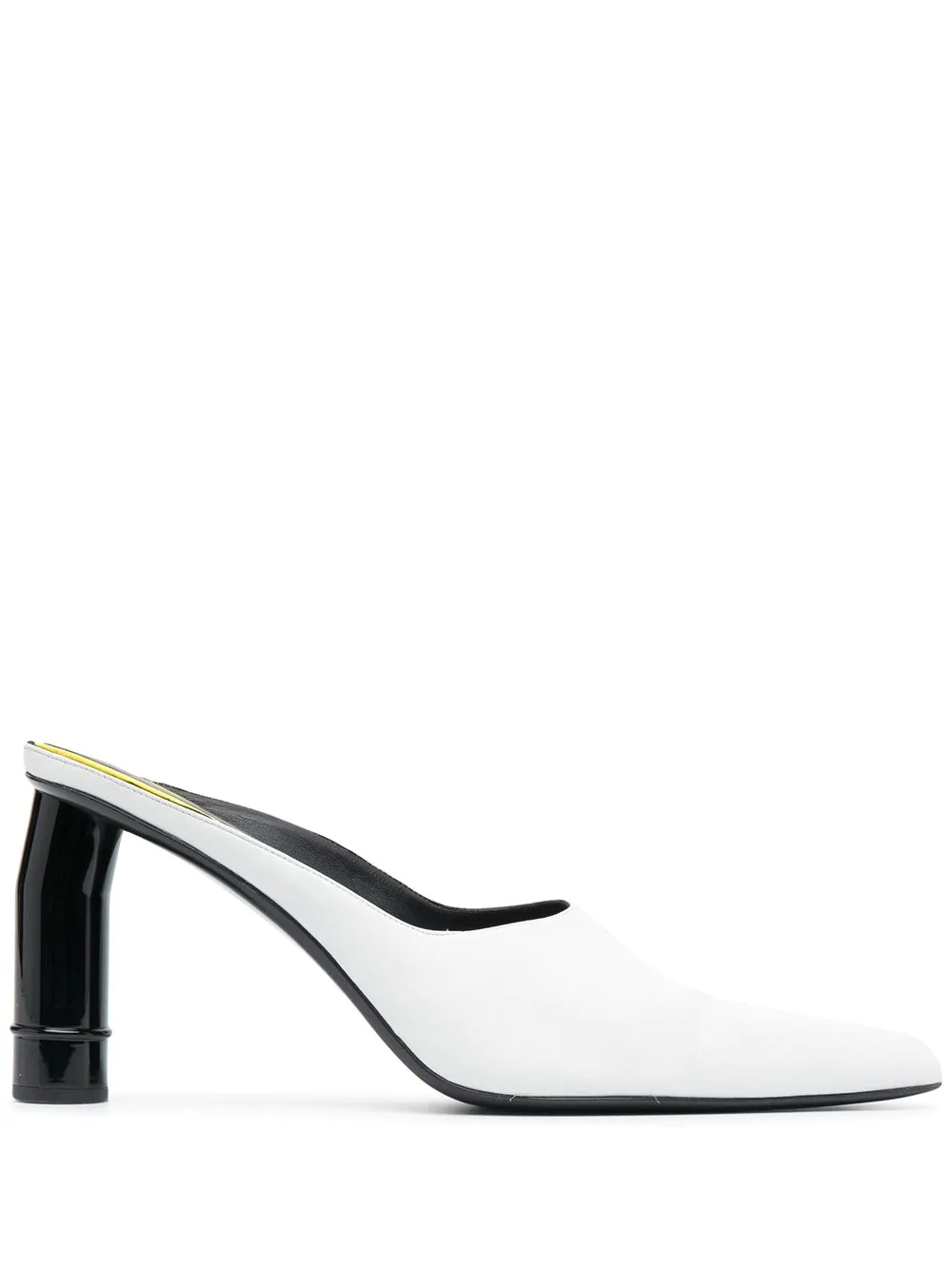 contrast-heel pumps - 1