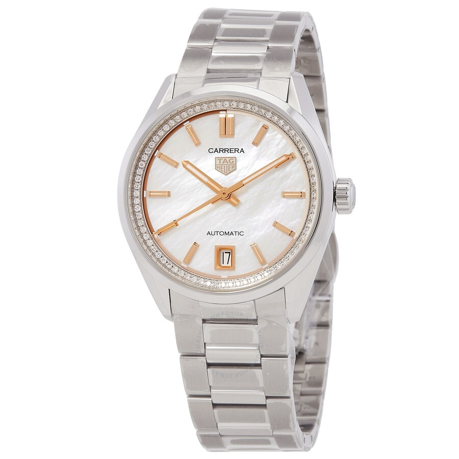 Tag Heuer Carrera Automatic Diamond Ladies Watch WBN231C.BA0001 - 1