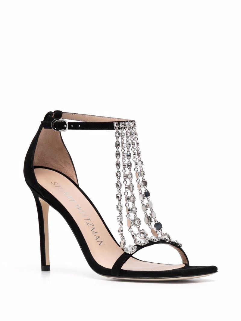 Stardust 100mm crystal-embellished sandals - 2