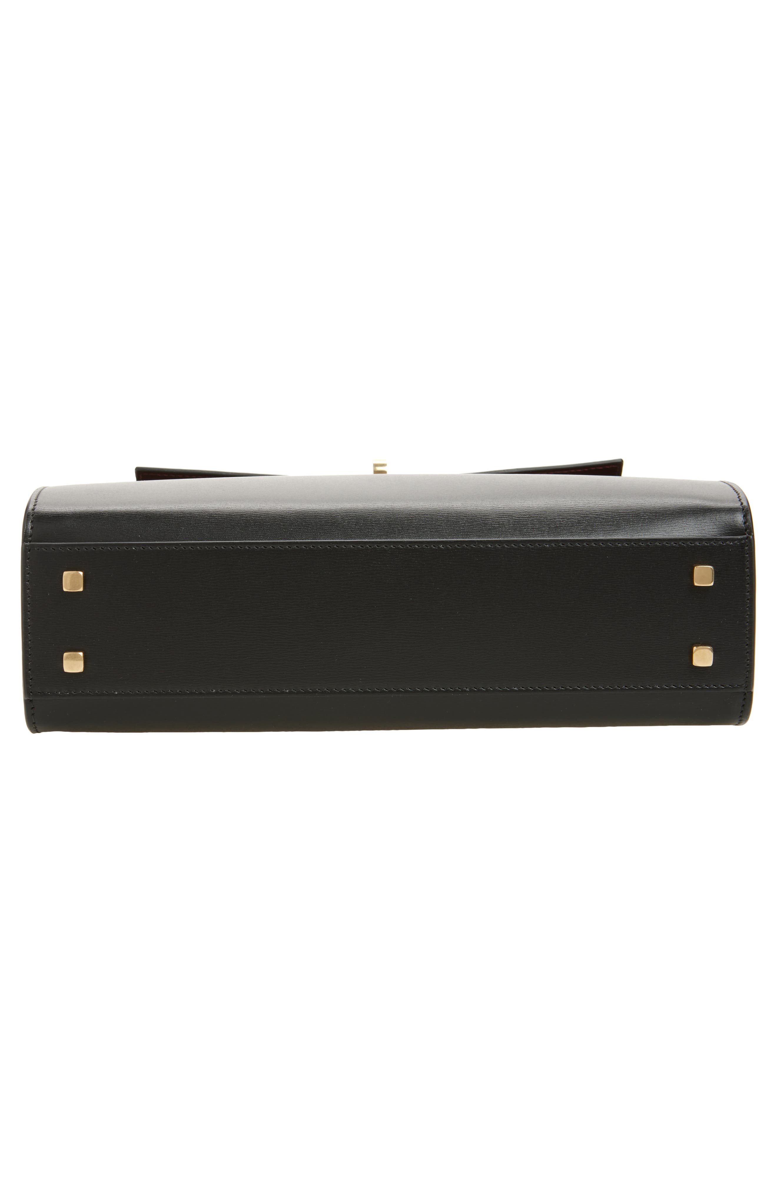 Anya Hindmarch Mortimer Leather Top Handle Bag in Black at Nordstrom - 7