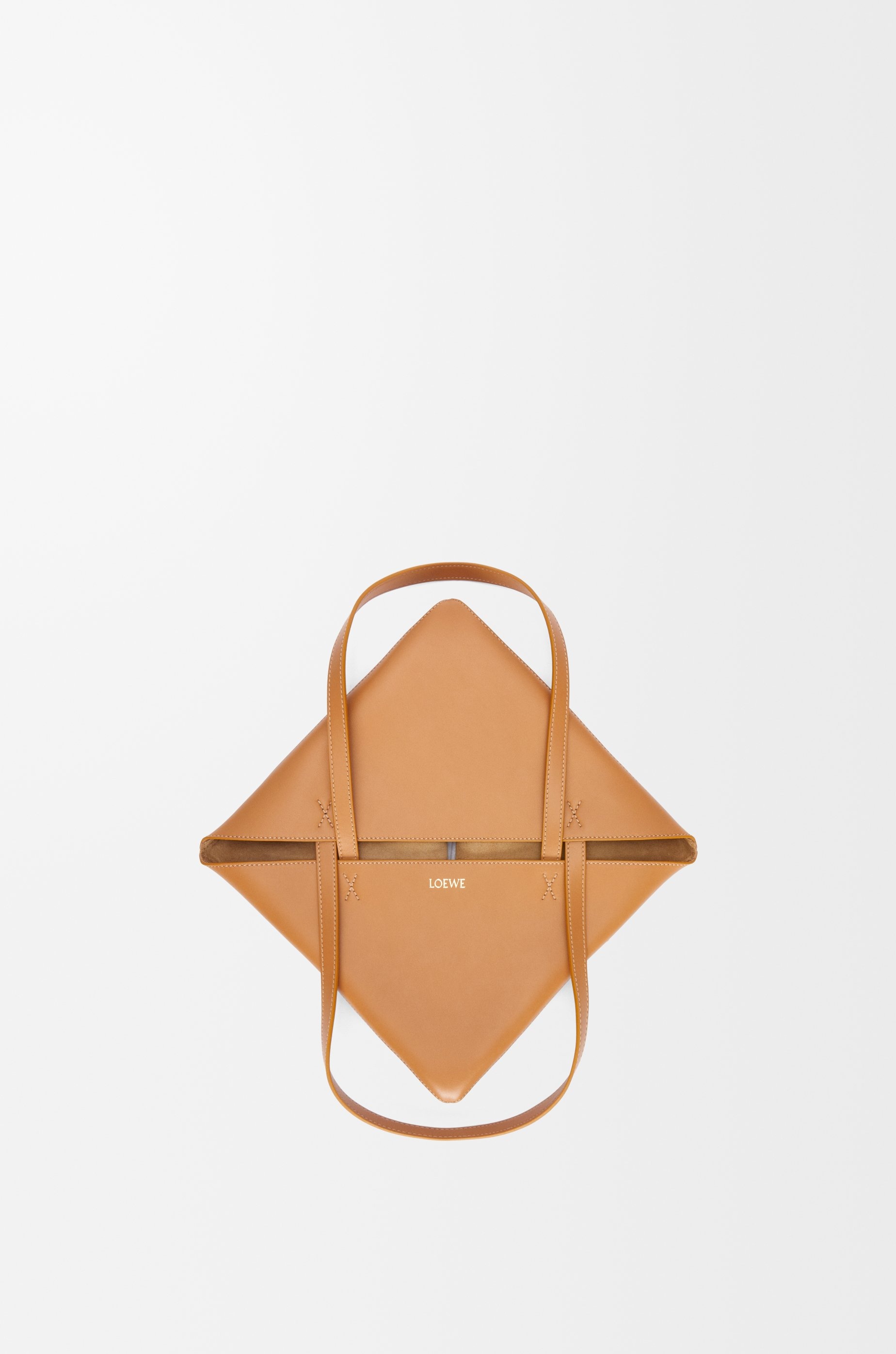 Puzzle Fold Tote in shiny calfskin - 8