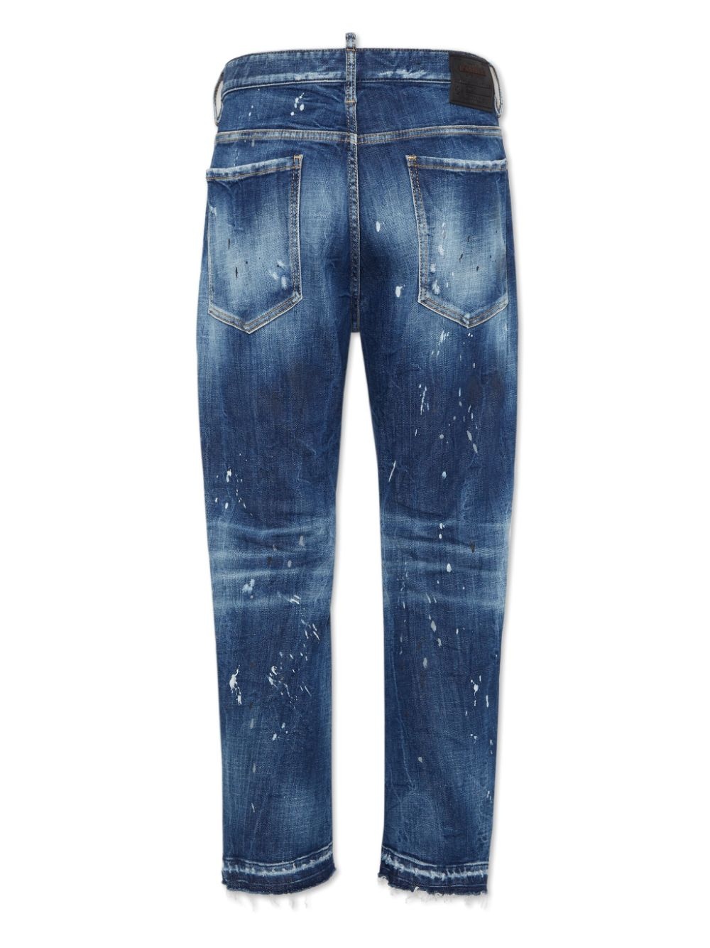 distressed stretch-cotton jeans - 2