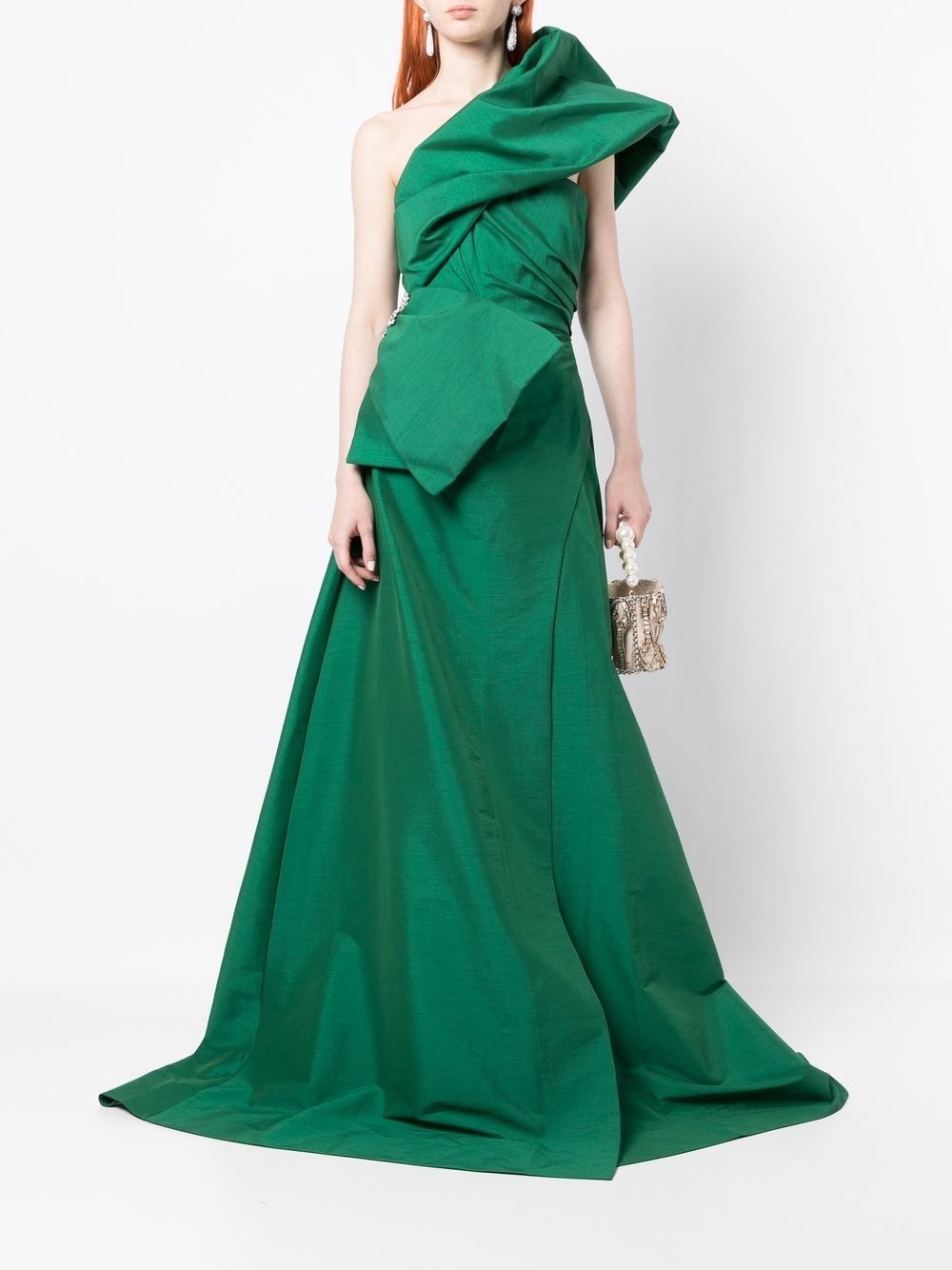 Archer asymmetric neck gown - 2