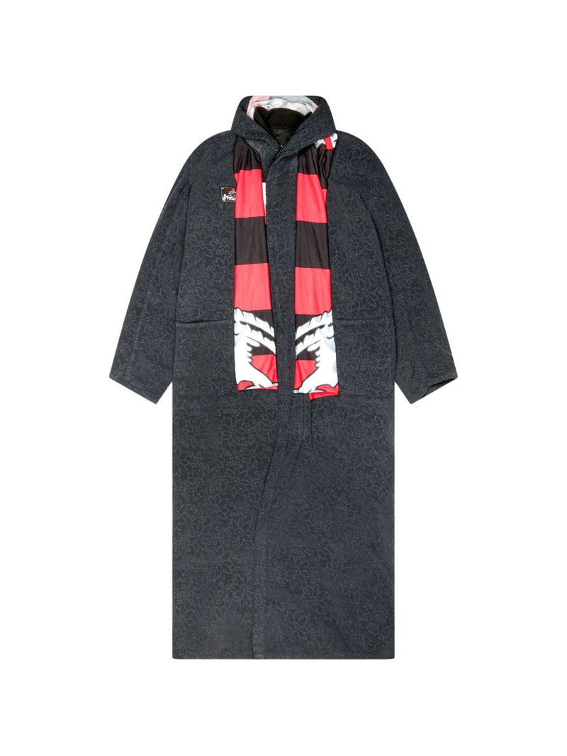 floral-jacquard terrycloth coat 1