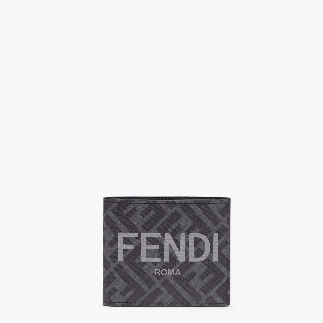Wallet with eight interior card slots and one compartment for banknotes. Made of textured fabric wit - 1