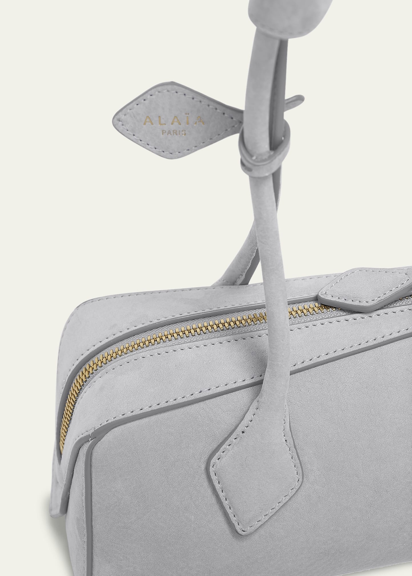 Le Teckel Medium Suede Shoulder Bag - 5