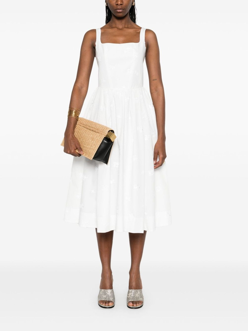maje embroidered midi dress outlook
