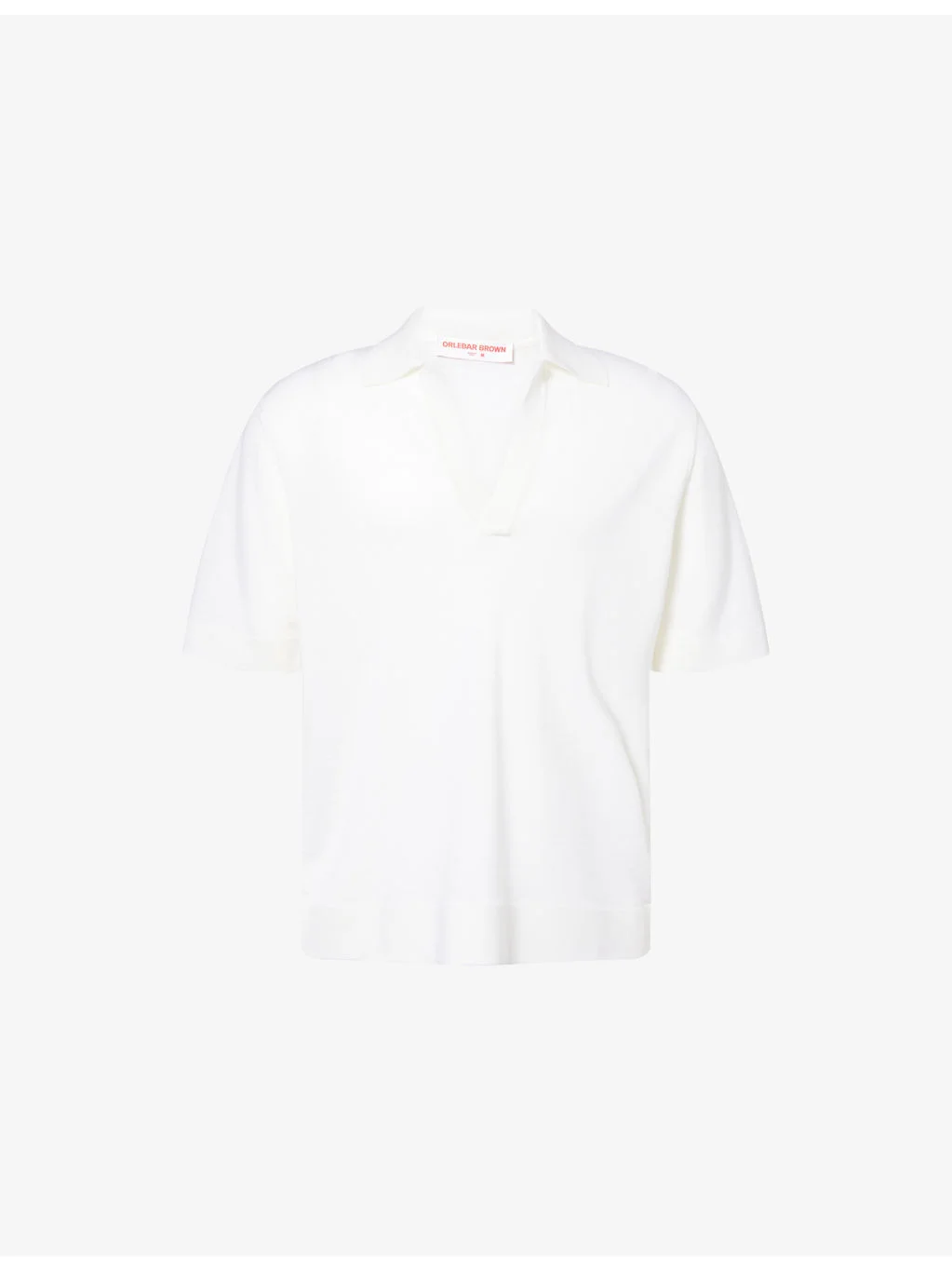 Raffertie Short-Sleeve Wool Polo Shirt - 1