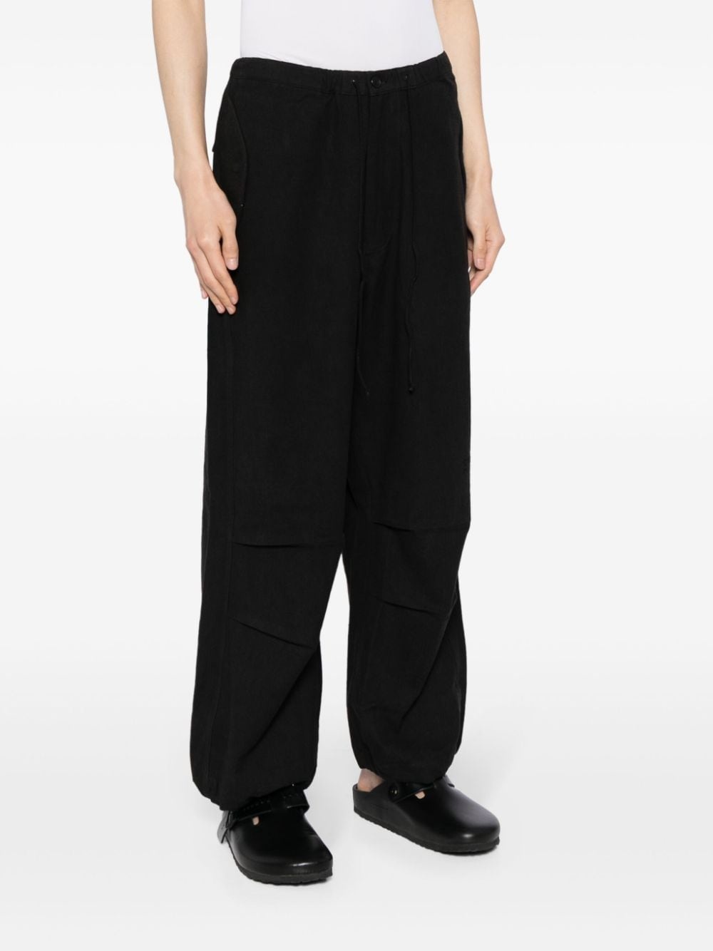 organic cotton straight trousers - 3