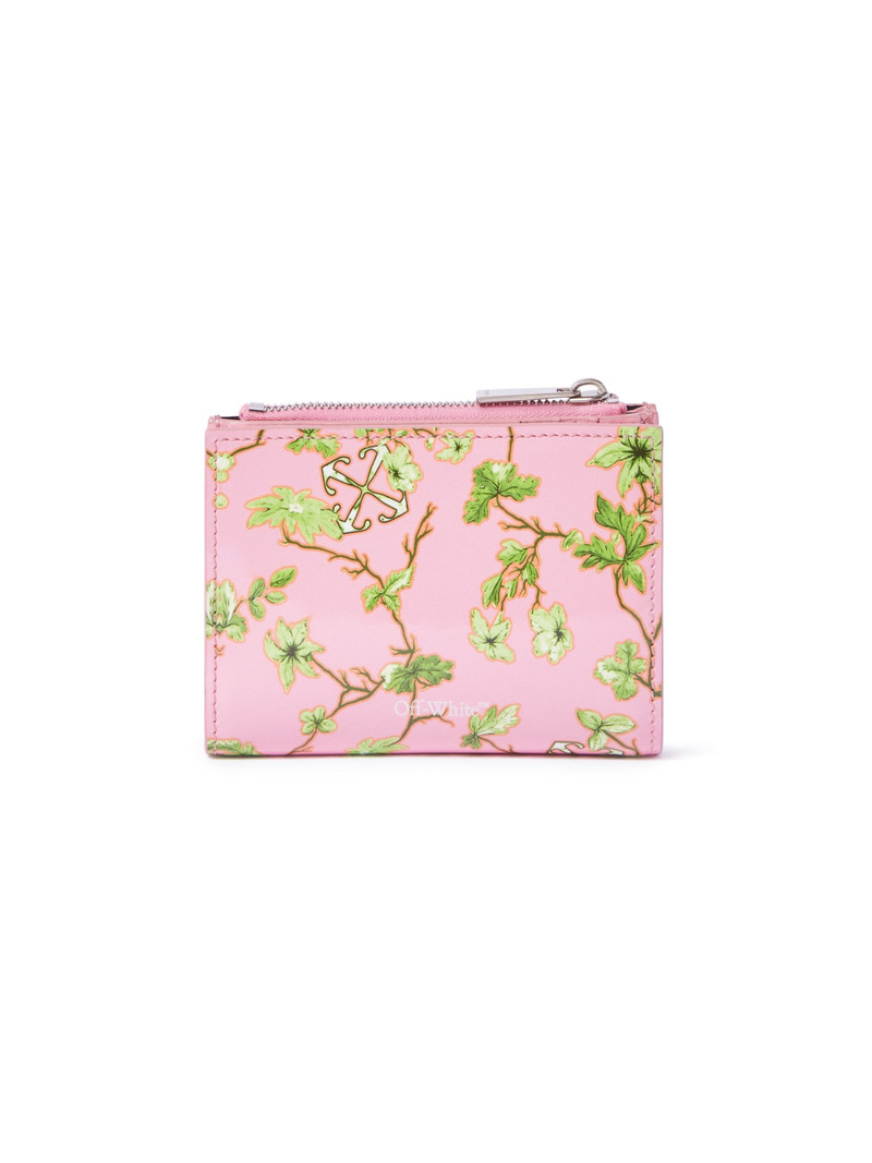 Off-White Jitney Bifold Zipped Flowers outlook