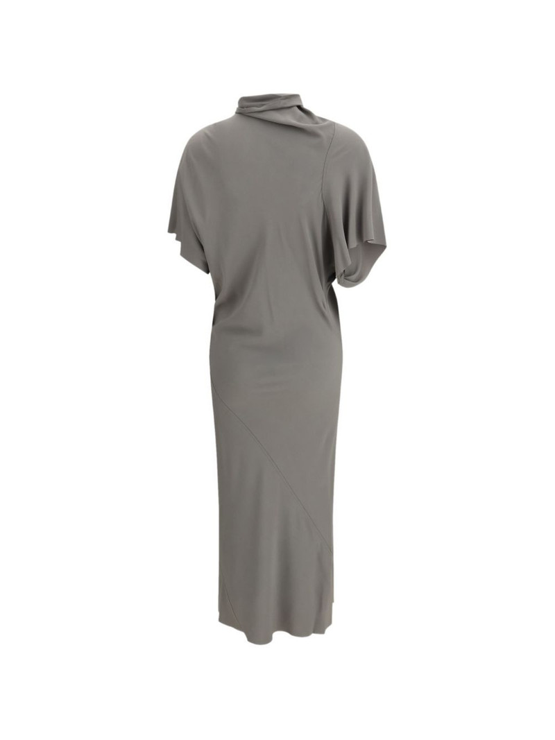 Rick Owens Seb draped midi dress outlook
