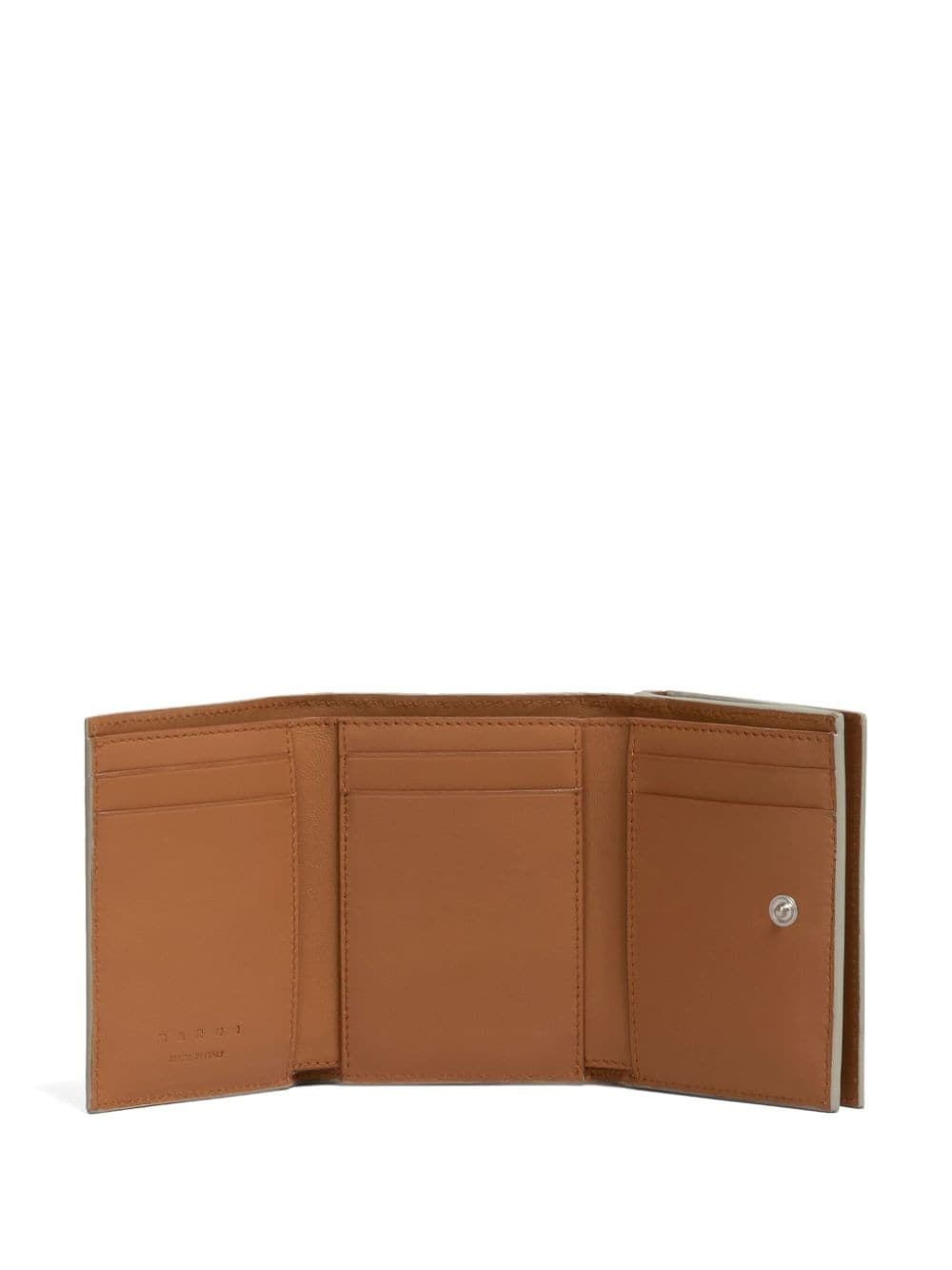 logo-embroidered leather wallet - 4