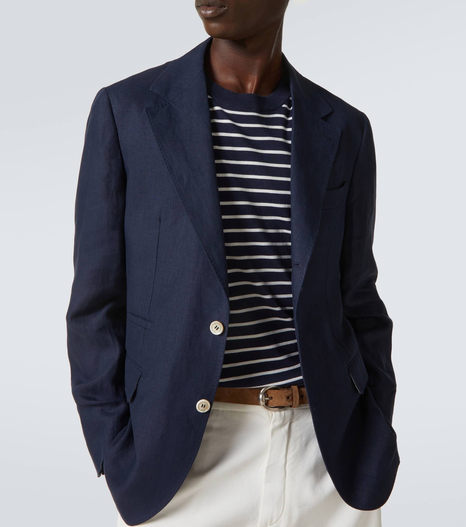 Linen blazer - 5