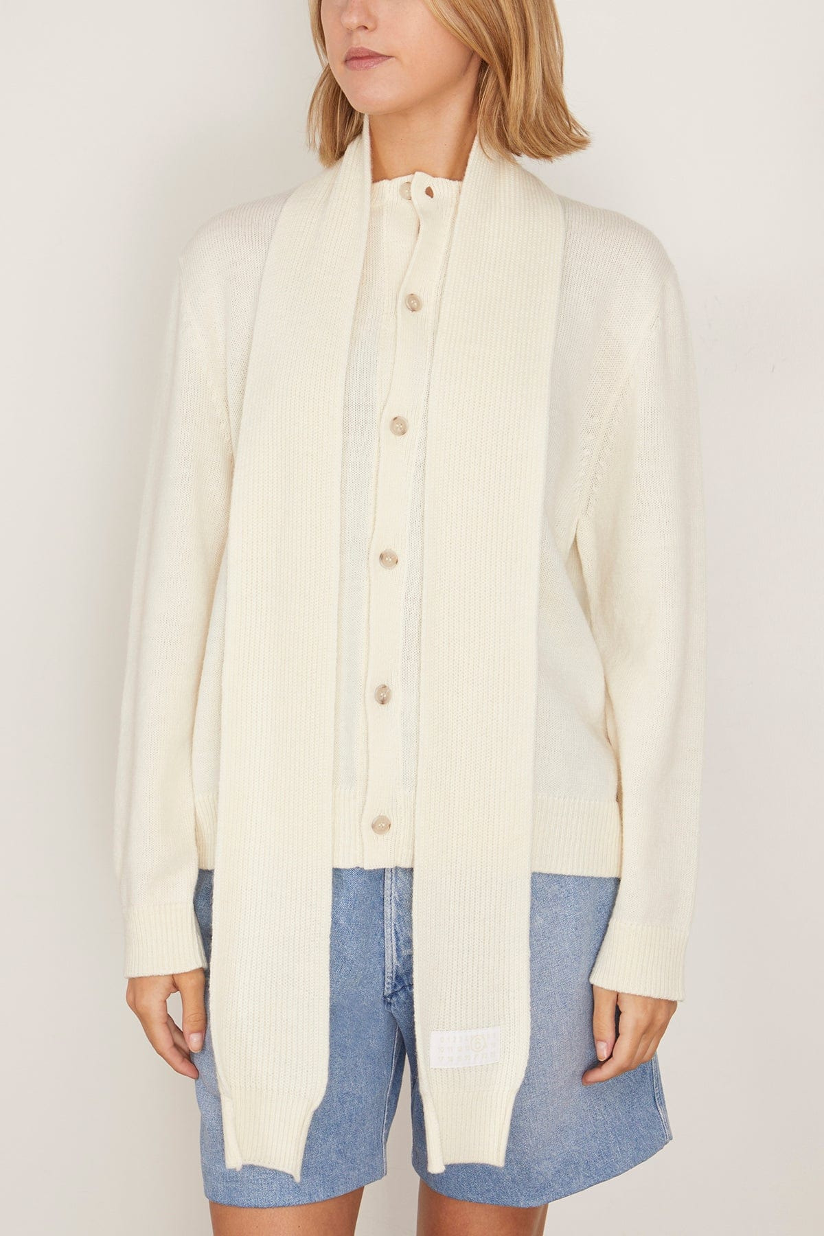 Cardigan in Off White - 4