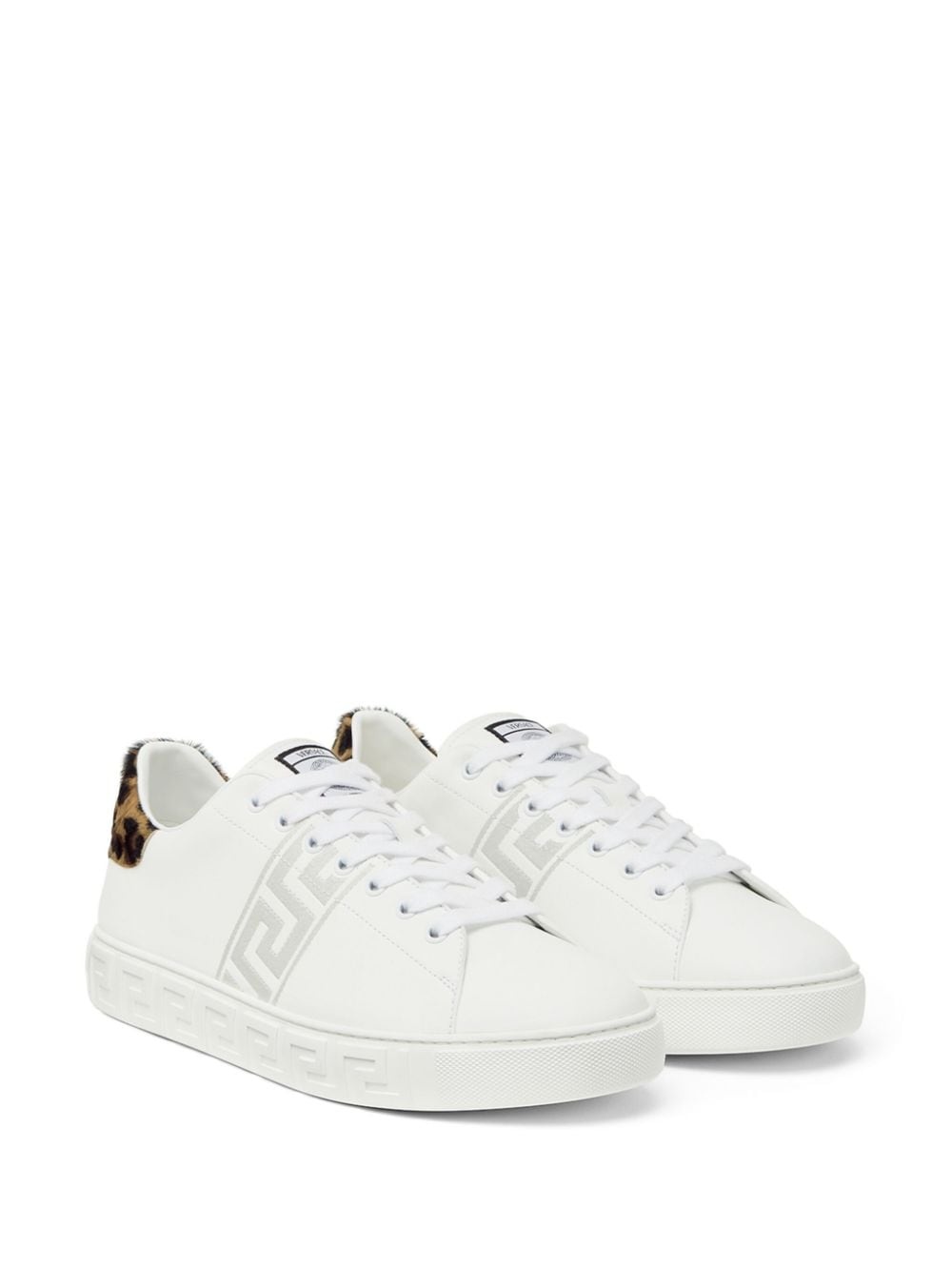 Greca pony-effect sneakers - 2