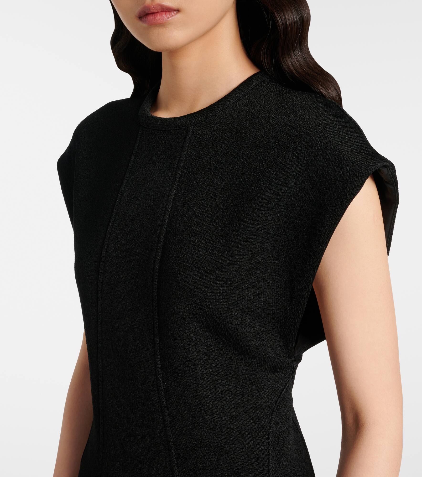Ribbed-knit midi dress - 4