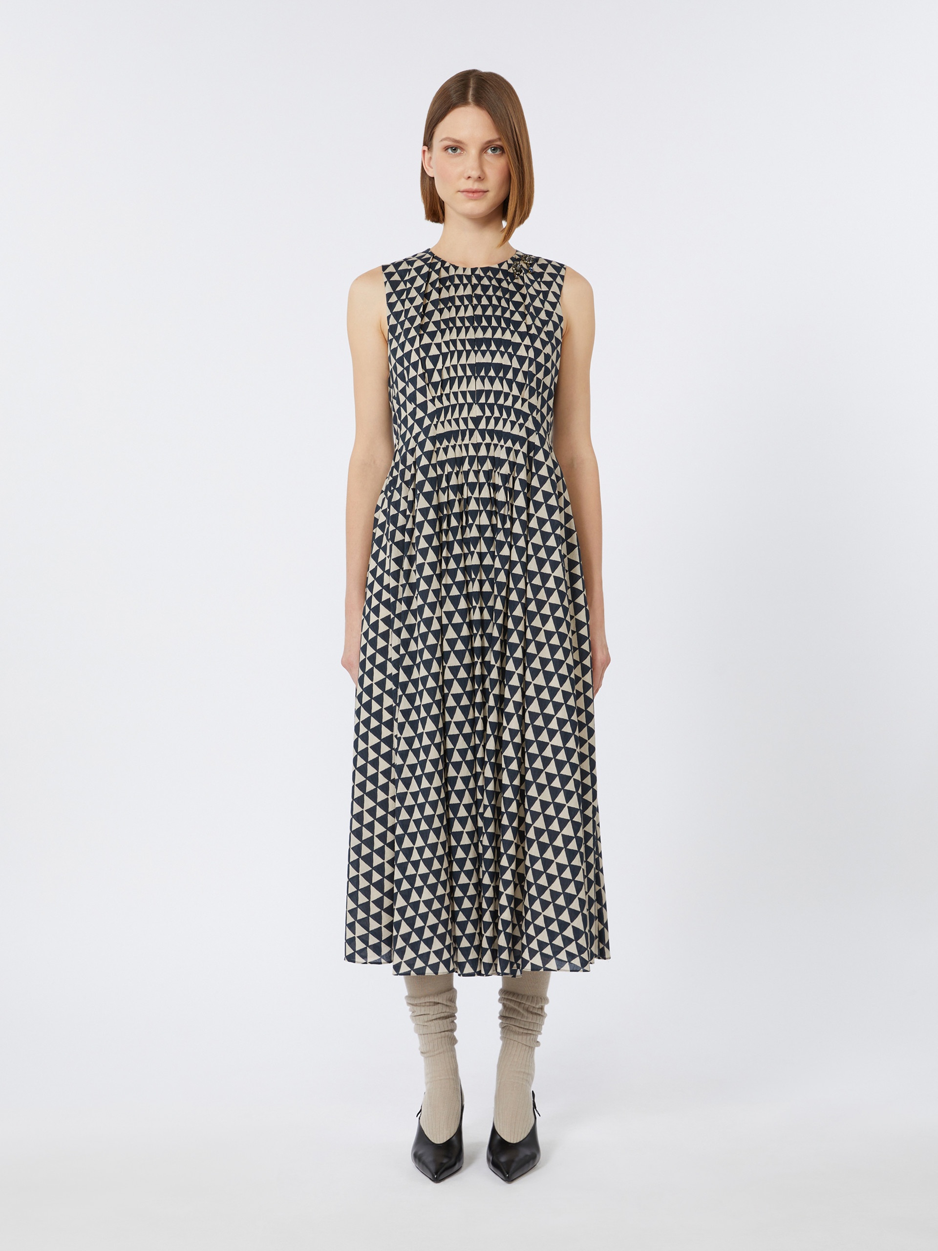 ELOISE Printed voile midi dress - 3