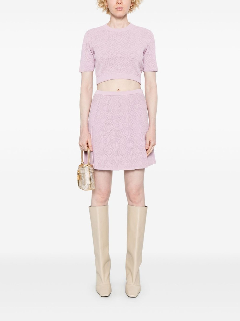 Givenchy logo-knit crop top outlook
