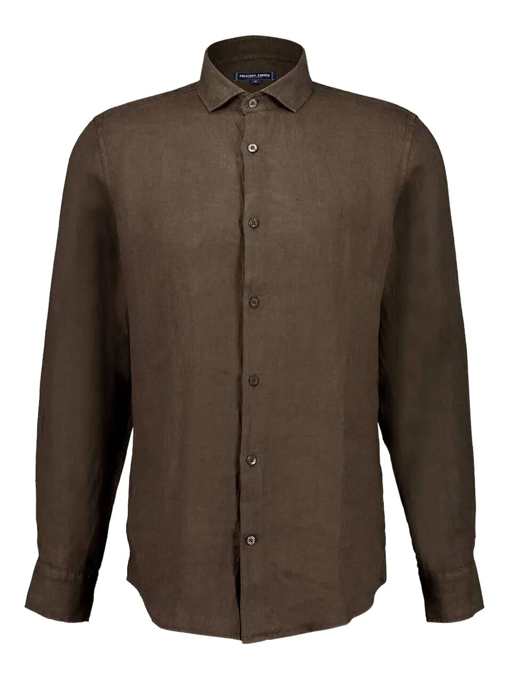 long-sleeved linen shirt - 1