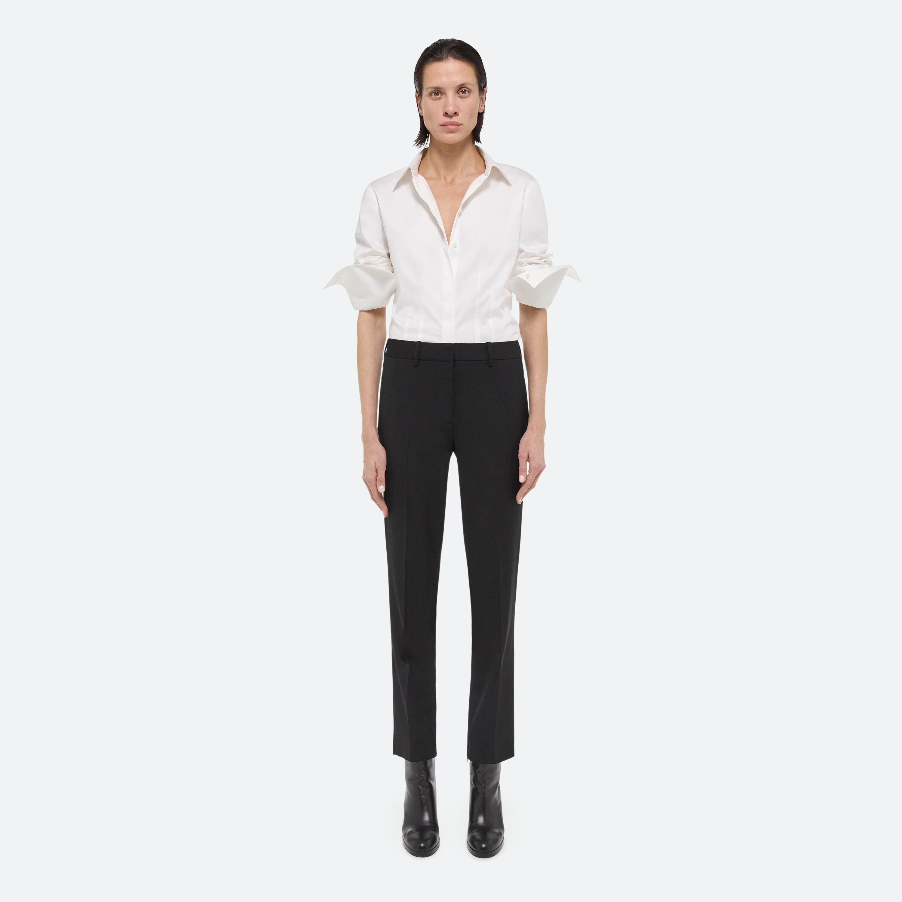 SLIM VIRGIN WOOL TROUSER - 3