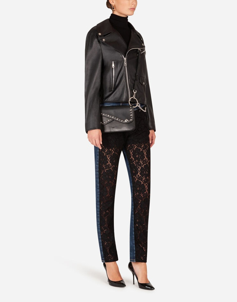 Leather biker jacket 6