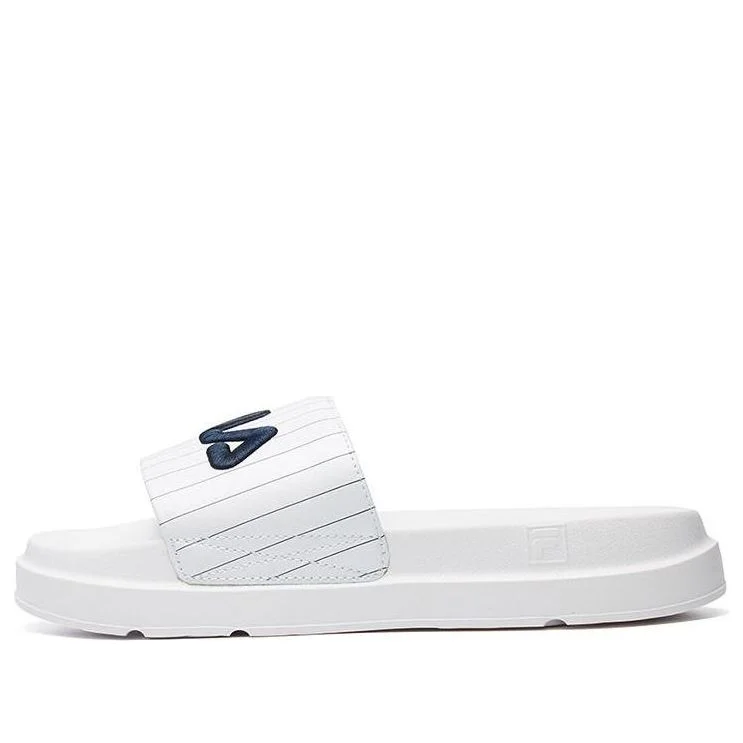 (WMNS) FILA Thick Sole White Slippers F52W044602FWT - 1