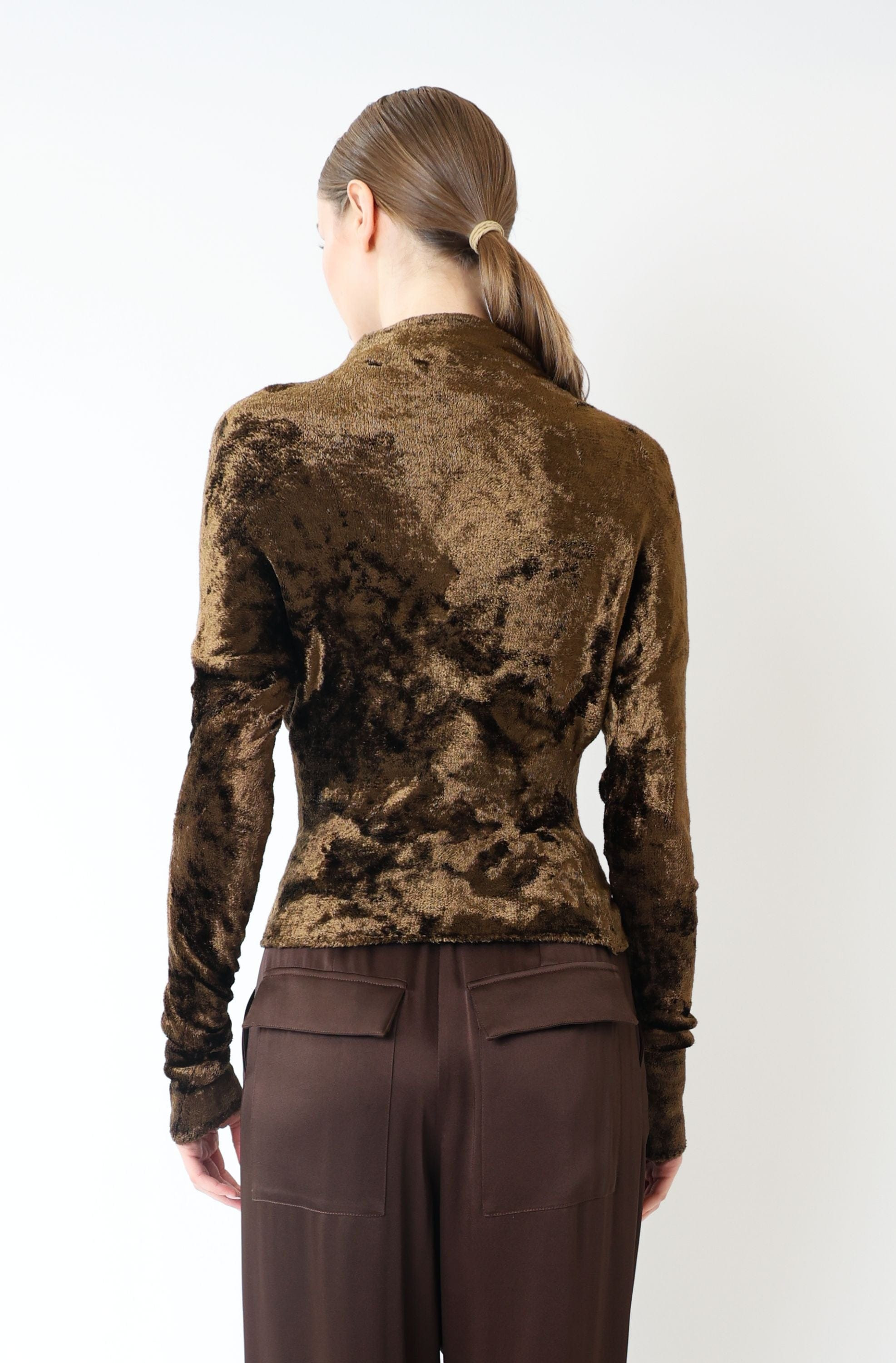 Velvet Dolman Top - 3