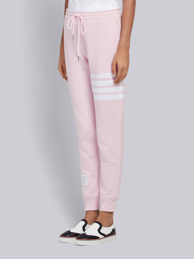 Thom Browne Pink Classic Loop Back 4-Bar Sweatpants outlook