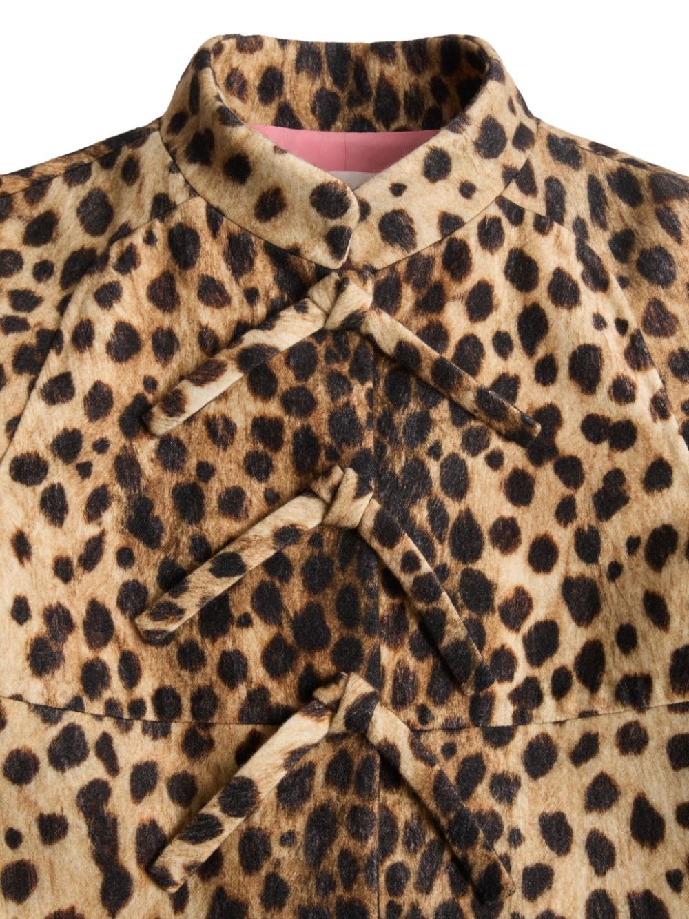 Jaguar Spots wool coat - 7