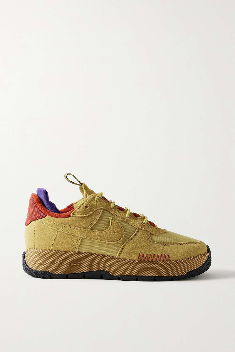 Air Force 1 Wild suede and mesh sneakers - 1