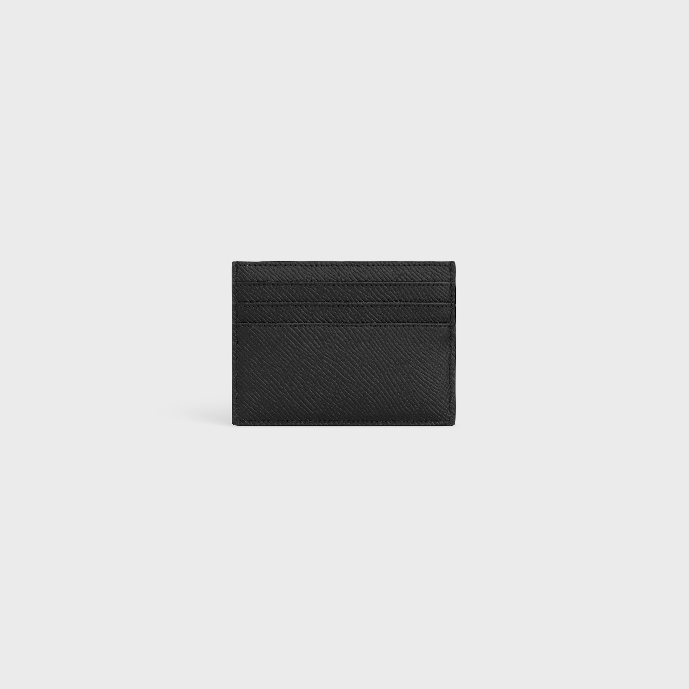 LARGE CARD HOLDER in Grained Calfskin - 3
