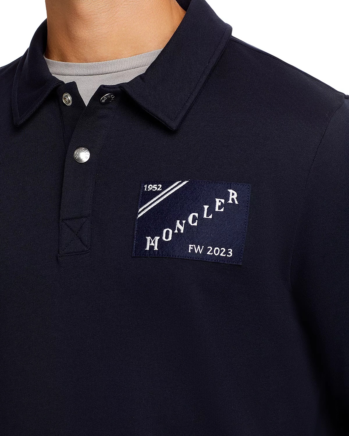 Polo Collar Sweatshirt - 4