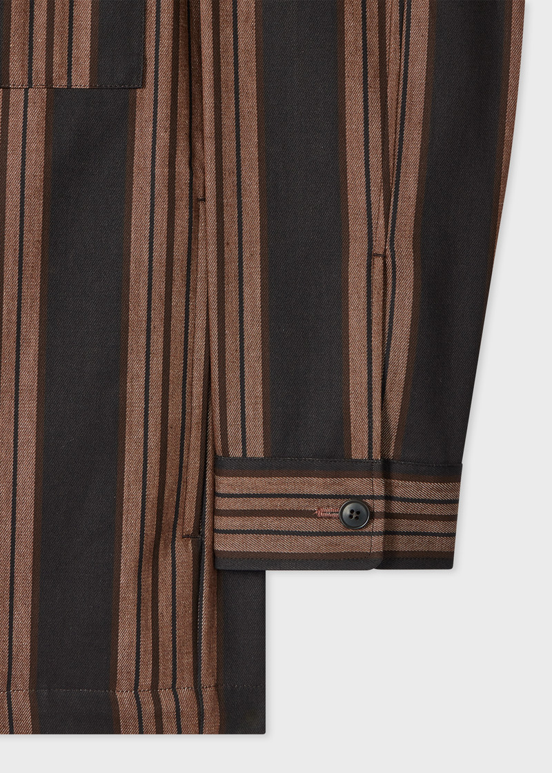 Brown Stripe Cotton Co-ord 3