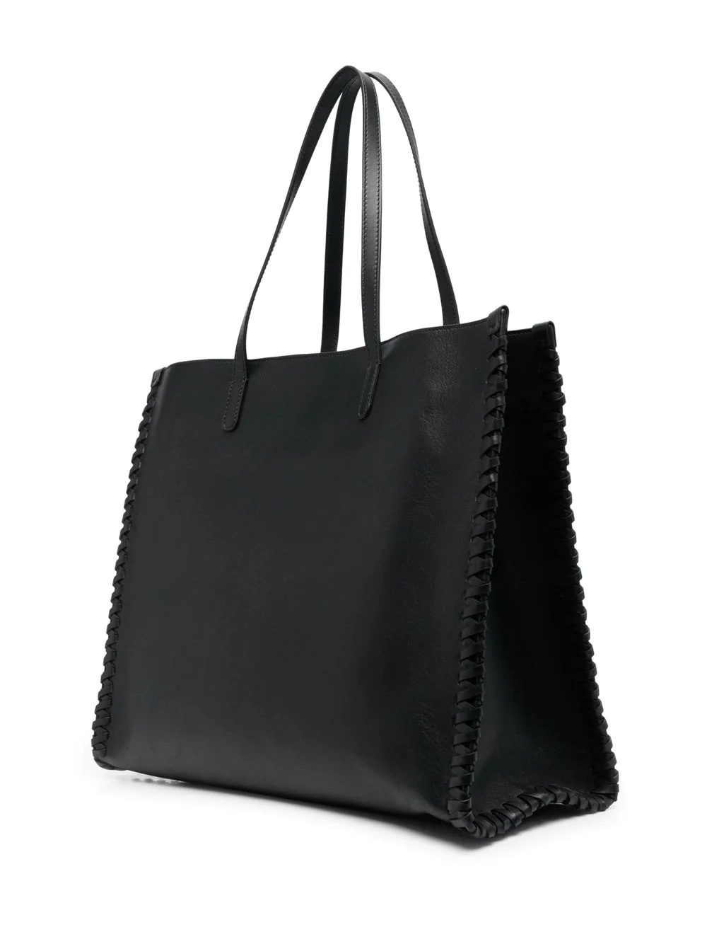 whipstitch-trim tote bag - 3