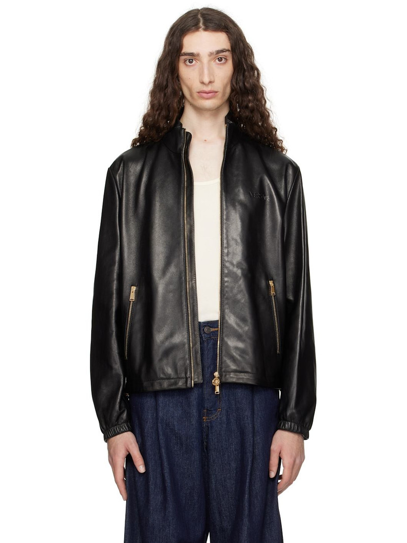 Black Plongé Leather Jacket 1