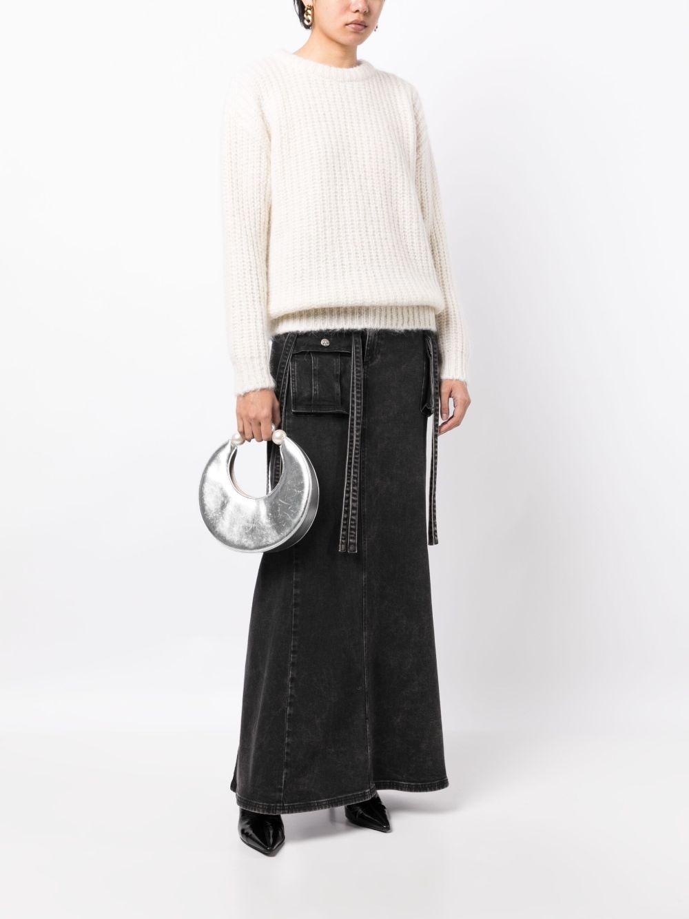 crew-neck chunky-knit jumper - 2