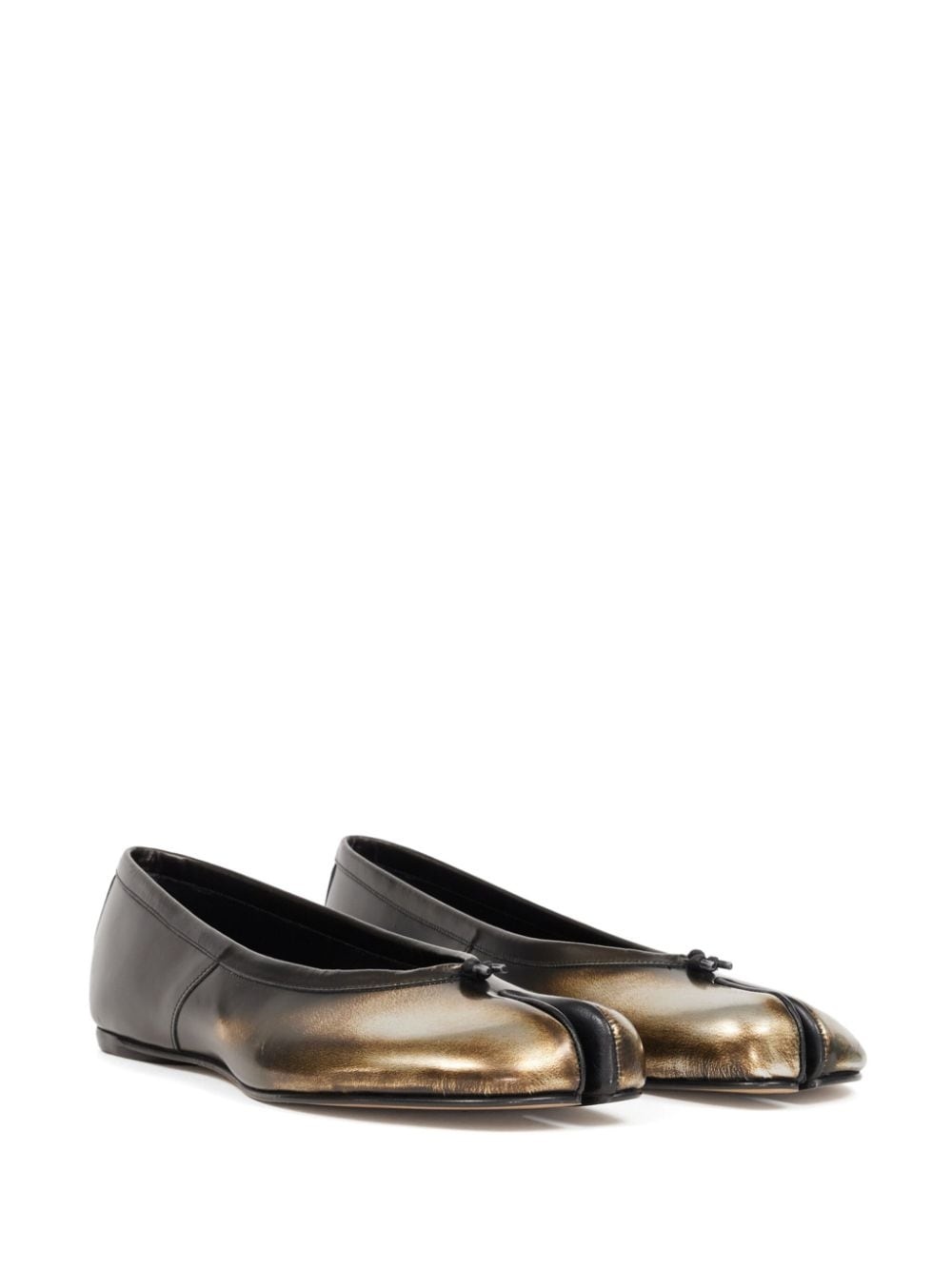 Tabi leather ballerina shoes - 2