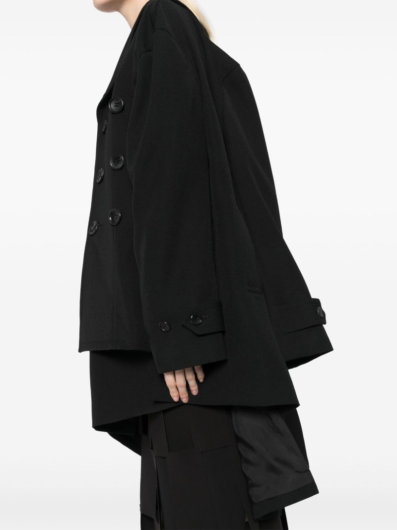 asymmetric sleeve suit 6