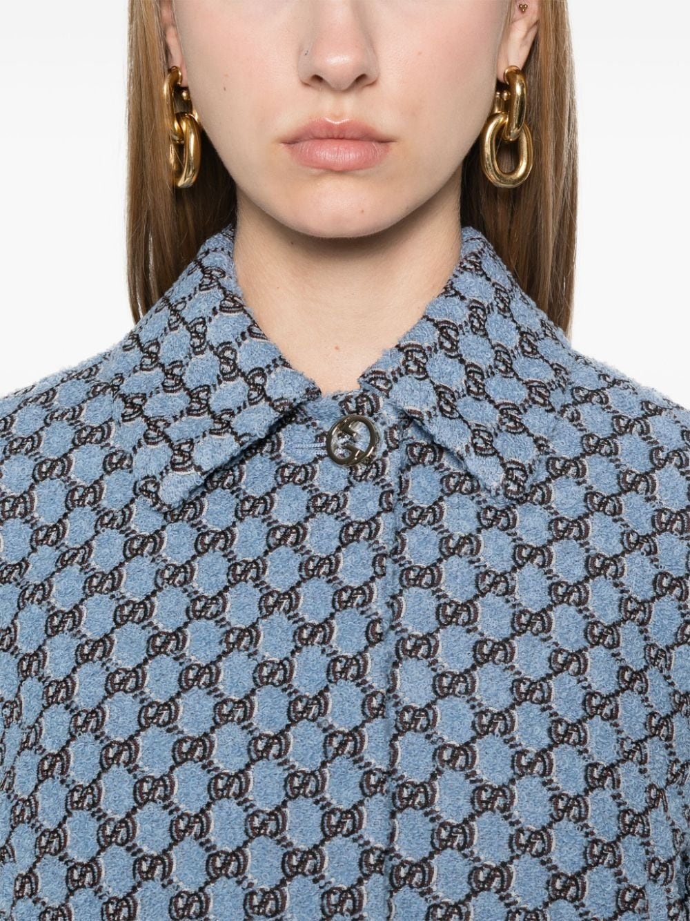 GG Shadow bouclé jacket - 5
