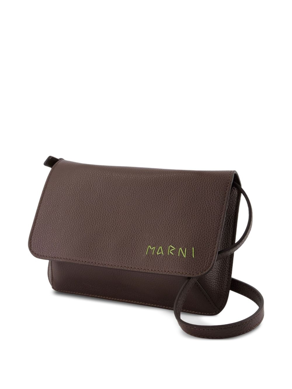 logo-embroidered cross body bag - 2