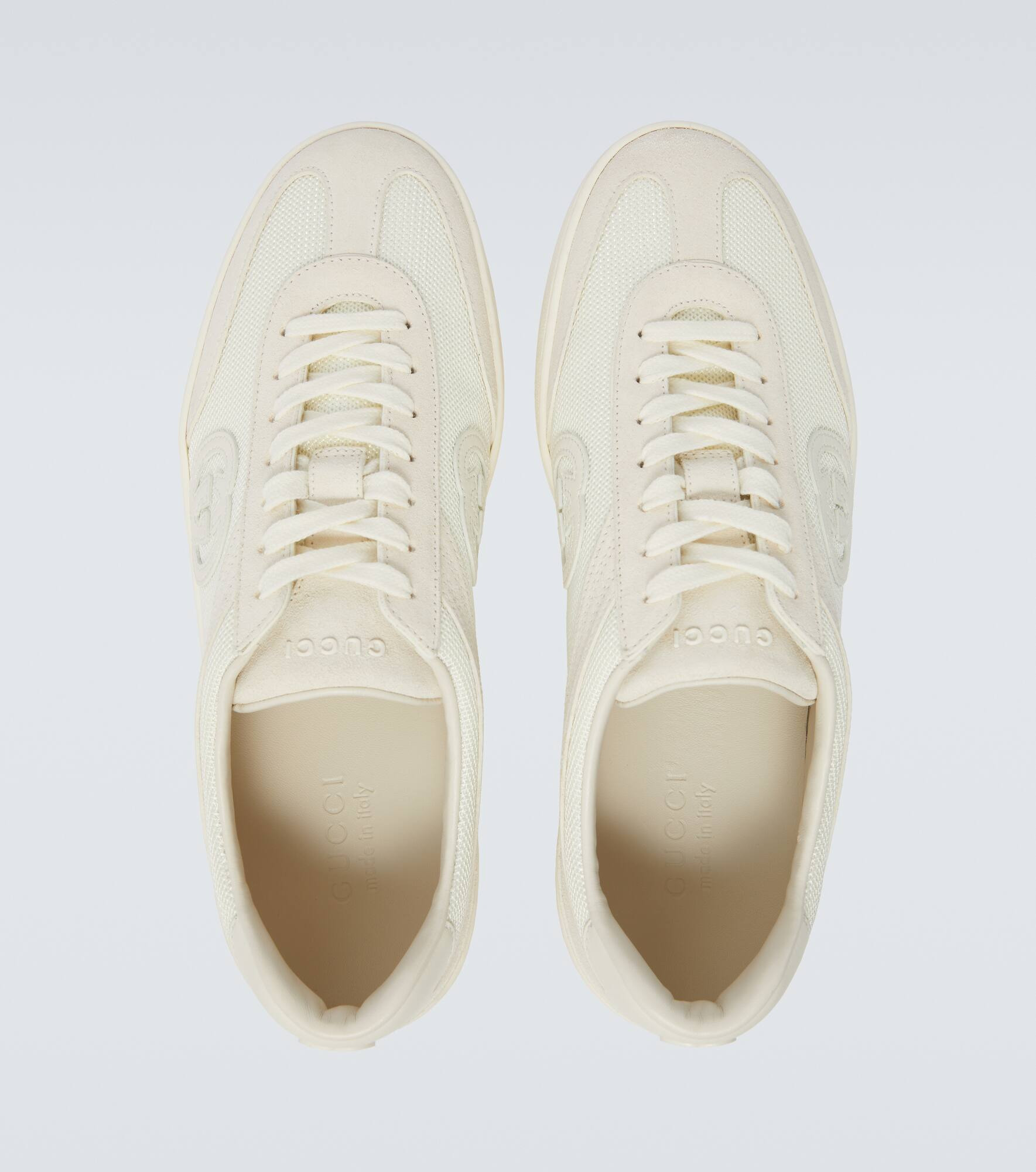 G75 suede and canvas sneakers - 4